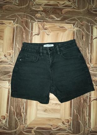 Джинсові шорти з високою посадкою denim co