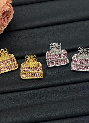 Серьги в стиле loewe