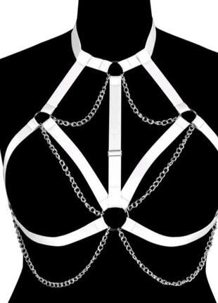 Портупея гартер с цепочками