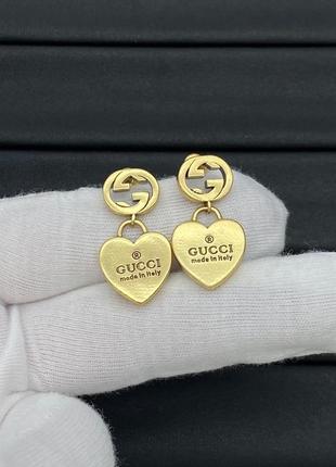 Серьги в стиле gucci