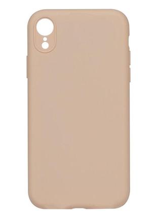 Чохол full frame camera protective для apple iphone xr pink sand