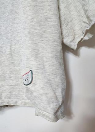 Накидка футболка на замке мужская серая прямая man, размер xl8 фото