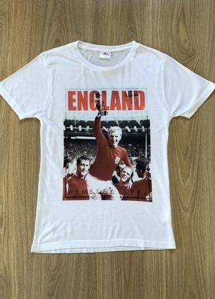 Чоловіча бавовняна футболка з принтом england word cup winners