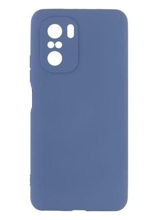 Чохол full case no logo для xiaomi poco f3 lavander grey