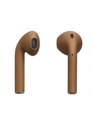 Стерео гарнитура hoco tws es28 lightning bluetooth v5.0 400 mah золотой