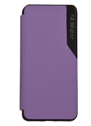 Чехол-книжка business fabric для samsung m52 2021 m526 purple