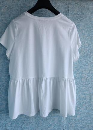 Новая качественная белая женская футболка george5 фото