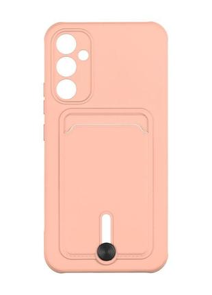 Чехол с карманом для карт otterbox colorfull pocket card samsung galaxy a34 5g pink sand