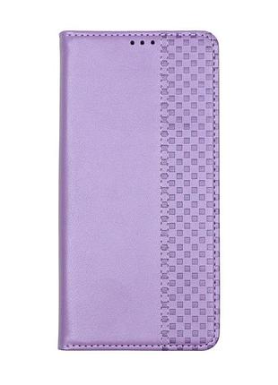 Чехол-книжка chess skin xiaomi redmi 12 4g light purple