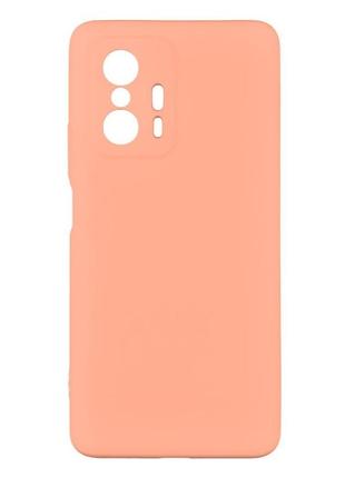 Чехол full case no logo для xiaomi 11t peach