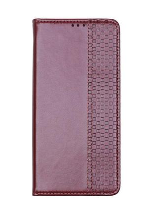Чехол-книжка chess skin samsung galaxy m14 5g bordo