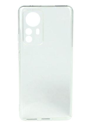 Чехол анти-скользящее покрытие и защита от царапин virgin silicone 2.0 xiaomi 12 pro transparent