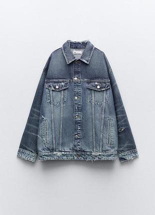Джинсова куртка zara xs/s, s/m