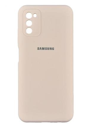 Чехол full case hq+ with frame для samsung a03s a037 pink sand