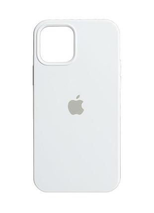 Чехол emy magsafe silicone full size для iphone 12 pro white