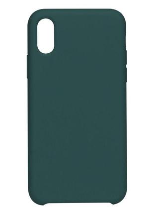 Чохол soft case no logo для apple iphone x/ iphone xs shiny green