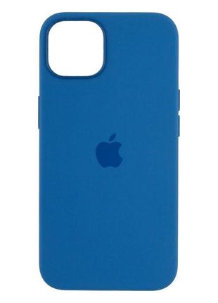 Чохол посиленого захисту magsafe silicone apple iphone 13 pro blue jay