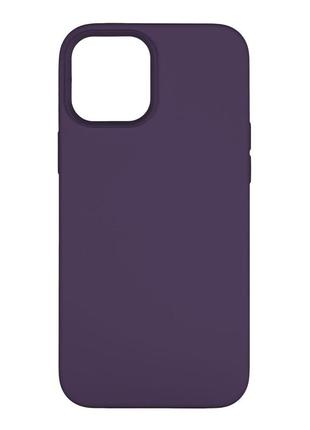 Чехол усиленной защиты magsafe silicone apple iphone 12 pro max amethyst