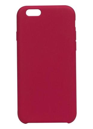 Чехол soft case no logo для apple iphone 6s wine red