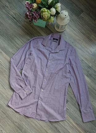 Рубашка лилового цвета размер 46/48