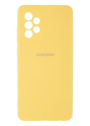 Чохол full case hq with frame для samsung a72 4g yellow