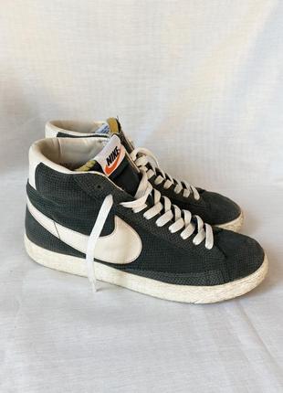 Высокие кроссовки nike blazer, размер eur 40 cm 251 фото