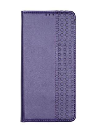 Чехол-книжка chess skin samsung galaxy m14 5g dark purple