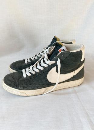 Високі кросівки nike blazer, розмір eur 40 cm 252 фото