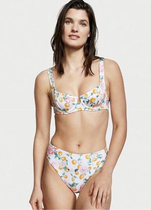 Купальник виктория секрет в принт лимоны victoria’s secret