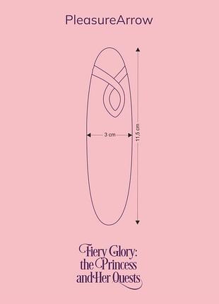 Вибратор fairygasm pleasurearrow violet 10