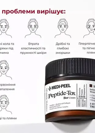 Medi-peel peptide-tox bor cream пептидный крем с эффектом ботокса2 фото