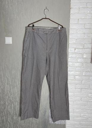 Брюки в клітинку штани великого розміру батал , xxxxl