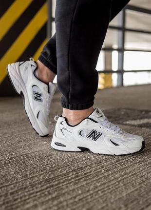 new balance 530 white black
