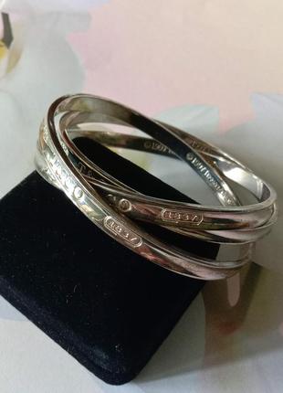 Серебряный браслет tiffany & co 1837 925