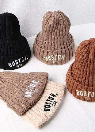 Шапка вязаная для детей и взрослых, onesize