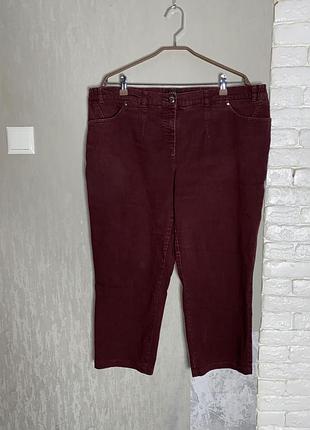 Эластичные джинсы брюки большого размера батал anna atelier’s, xxxl 56р