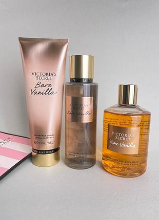 Набор victoria’s secret мист для тела + лосьон + гель для душа