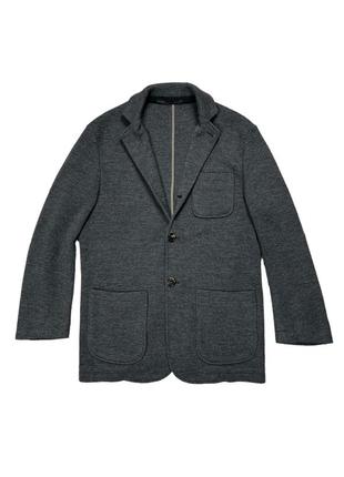 Mauro grifoni knitted soft wool blazer jacket мягкий вязаный жакет\блейзер, без подкладки грефони1 фото