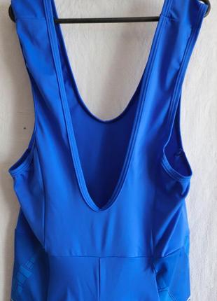 Мужские велоштаны спортивные з лямками памперсом штаны вело комбинезон велоформа одежда 2xl 52