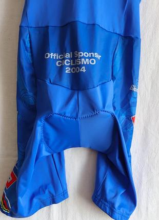 Мужские велоштаны спортивные з лямками памперсом штаны вело комбинезон велоформа одежда 2xl 52