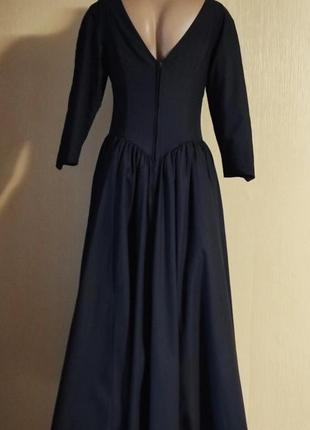 Вінтажне чорне бальне плаття laura ashley3 фото