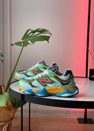 Женские кроссовки нью беланс 9060 / new balance 9060 beach glass pink4 фото