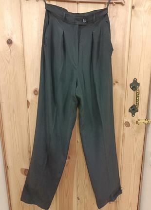 Брюки шелковые