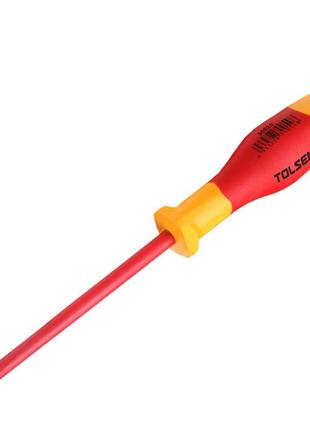 Изолированная отвертка с наконечником звезда torx t15 до 1000 в tolsen tools premium 80 мм