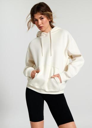 Нове молочне худі/світшот/светр/кофта sinsay (xs/s)