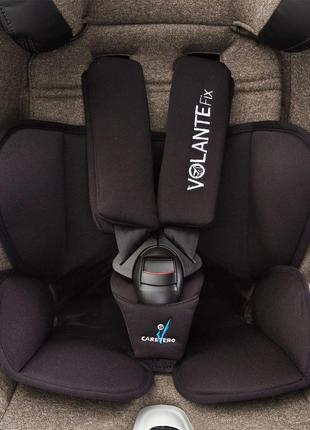 Автокресло детское caretero volante fix (9-36 кг) beige, автомобильное кресло для...
