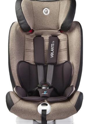 Автокресло детское caretero volante fix (9-36 кг) beige, автомобильное кресло для...