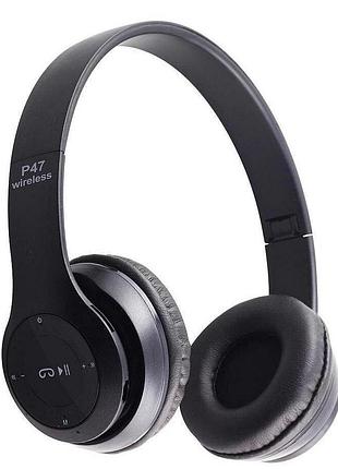 Беспроводные bluetooth стерео наушники p47