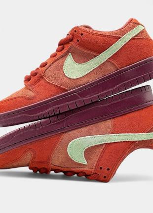 Кроссовки nike sb dunk mystic red