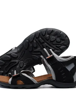 Мужские кожаные сандалии nike active drive7 фото